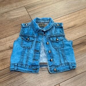 Blue Denim Kids Vest size 2t